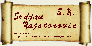Srđan Majstorović vizit kartica